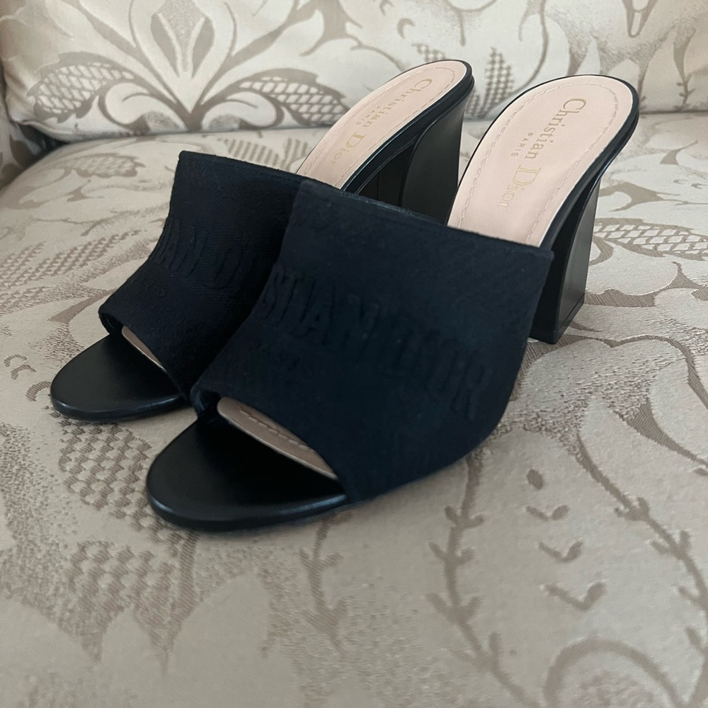 Christian Dior black heels 37.5 - Picture 7 of 10